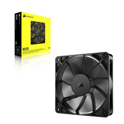 Ventilador para Gabinete Corsair RS120 120mm PWM Negro