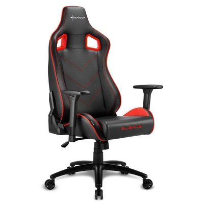 Imagen 2 del producto Silla Gamer Profesional Sharkoon ELBRUS 2, Black/Red, Hasta 150Kg