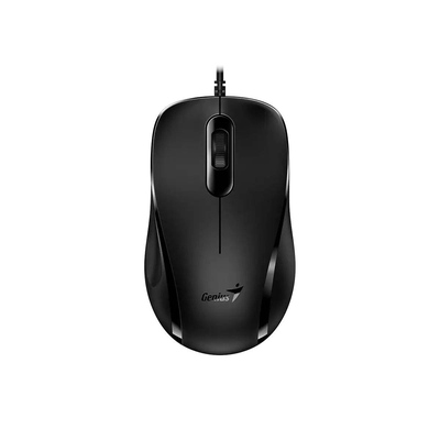 Mouse alámbrico Genius DX-101, conexión USB, Negro, Precisión diaria