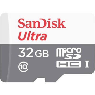Tarjeta de Memoria MicroSDHC Sandisk 32GB Clase 10 con Adaptador SD