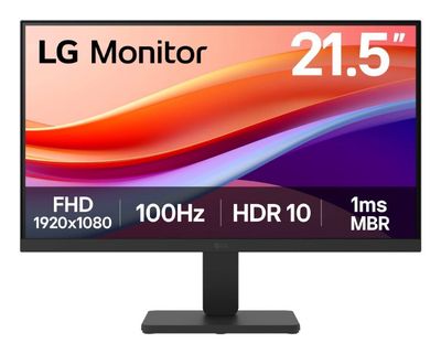 Monitor Plano Lg 21.5"" Full Hd, Va, 16:9, 100Hz, 5Ms, Hdr