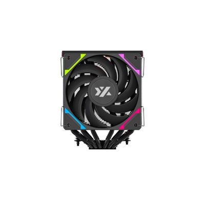 Imagen 2 del producto Disipador para CPU XYZ THERMAX 6 PRO DUO, 2x 120mm, 6 Heatpipes, Pantalla T°, Intel/AMD, Negro