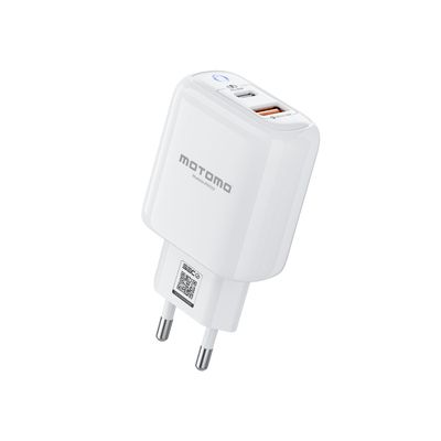 Imagen 2 del producto Cargador Inteligente Motomo MO-PD010, USB-A y USB-C, incluye Cable USB-C a USB-C 