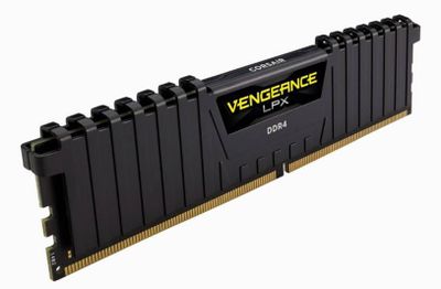 Imagen 2 del producto Memoria RAM DDR4 8GB 3200MHz Corsair VENGEANCE LPX, C16, XMP 2.0, Negro