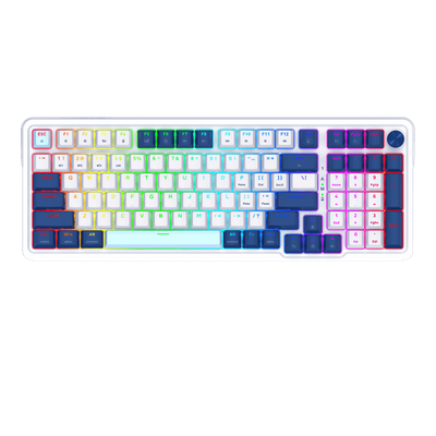Teclado Gamer Inal mbrico Redragon Eisa K686 98 Switch Red Blanco Azul Switch Red Espa ol