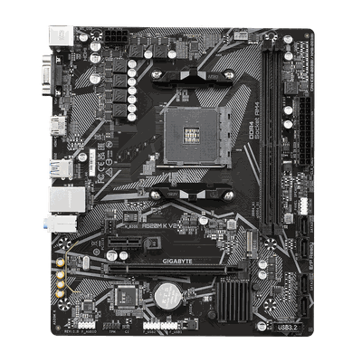 Imagen 2 del producto Placa Madre Gigabyte A520M K V2, AMD Socket AM4, 2xDDR4 DIMM, VGA, HDMI, 1xM.2, 4xSATA, Micro-ATX