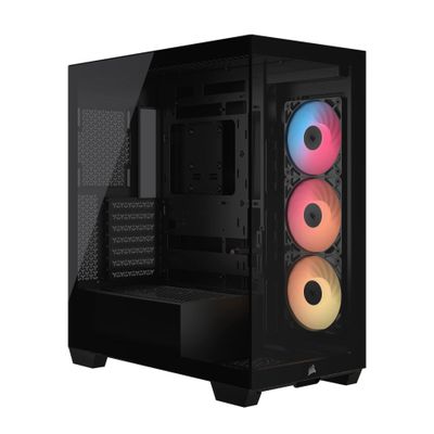 Imagen 1 del producto Gabinete Gamer Corsair 3500X RS R ARGB Mid Tower Vidrio Templado 3 Fans Black