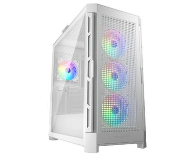 Imagen 2 del producto Gabinete Gamer Cougar DuoFace Pro RGB White, Mid-Tower, 4 Ventiladores Incluídos, Blanco