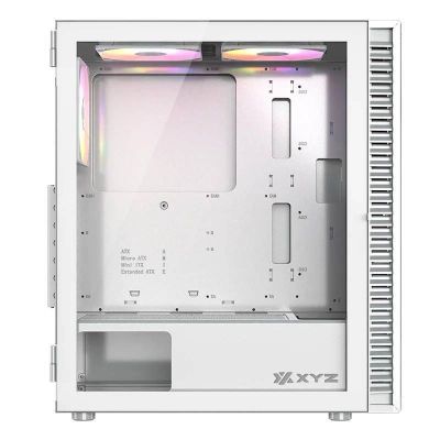Imagen 2 del producto Gabinete Gamer XYZ AIRONE 100 MESH White Incluye 6 Ventiladores ARGB ATX m ATX mini ITX