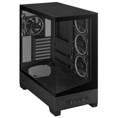 Imagen 2 del producto Gabinete Gamer ASUS A31 Plus Mid Tower Vidrio Templado Incluye 4 Ventiladores ARGB Negro