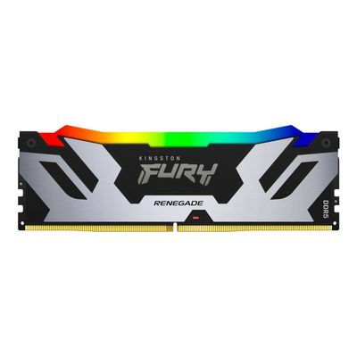 Imagen 2 del producto Memoria RAM DDR5 24GB 7200MT s Kingston FURY Renegade Silver Black RGB XMP CL38 DIMM 1 4V