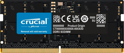 Imagen 2 del producto Memoria RAM para Notebook DDR5 16GB 5600MT/s Crucial Ballistix, SO-DIMM, 1.10V