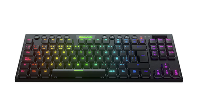 Imagen 1 del producto Teclado Inalámbrico Gamer Redragon K621 HORUS RGB, 2.4GHz/BT, Mecanico, Red Switch, Negro