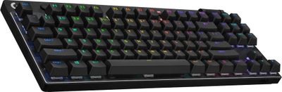 Imagen 2 del producto Teclado Mecánico Inalámbrico Logitech PRO X TKL LIGHTSPEED, Switch GX Brown, Inglés, Black