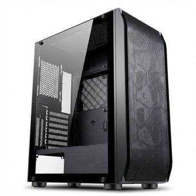 Imagen 2 del producto Gabinete Gamer Esgaming Y03 BK Mid Tower 4 Ventiladores ARGB E ATX ATX m ATX Negro
