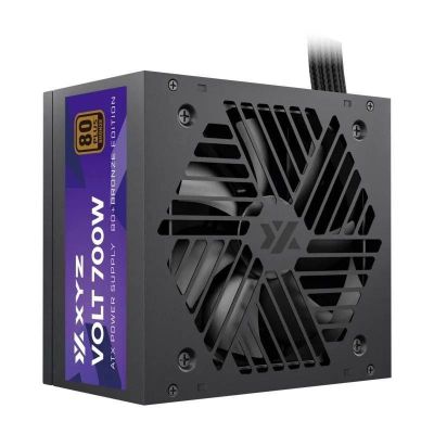 Fuente de Poder XYZ VOLT, 700W, Cables Planos, PFC Activo, Certificada 80 PLUS Bronze