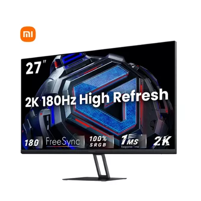 Monitor Gamer Xiaomi G27Qi 27"" QHD IPS, 180Hz, 1ms, AMD FreeSync Premium