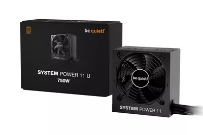 Fuente de Poder 750W Be quiet! System Power 11 U, ATX 3.1, 80+ Bronze, 12V-2x6