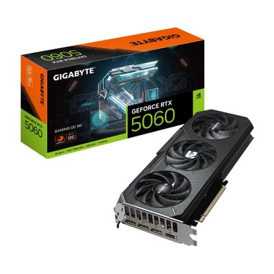 Tarjeta de Video GIGABYTE Nvidia GeForce RTX 5060 GAMING OC, 8GB GDDR7, 128-bit, PCI-e 5.0