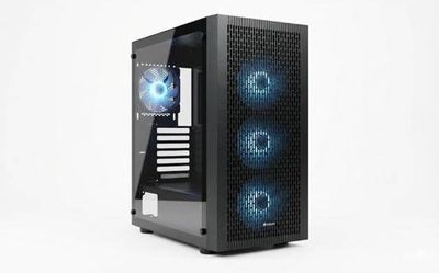 Imagen 2 del producto Gabinete Gamer Esgaming F22 BK Mid Tower 4 Ventiladores ARGB ATX m ATX Negro