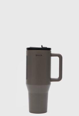 Straw Mug Smoke Black Bubba