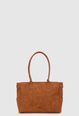 Imagen 2 del producto Tote Suede Camel Black Bubba