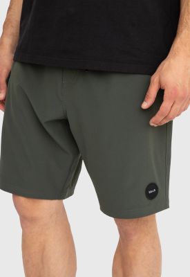 Traje De Baño Boardshort Verde Black Bubba