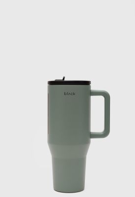Straw Mug Mistgreen Black Bubba