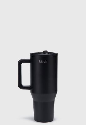 Straw Mug Black Black Bubba