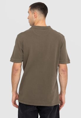 Imagen 2 del producto Polera Polo Pique Cafe Oscuro Black Bubba