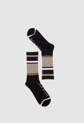 Imagen 2 del producto Calcetin Beige Logo Black Bubba