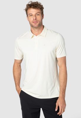 Polera Tech Golf Off White Black Bubba