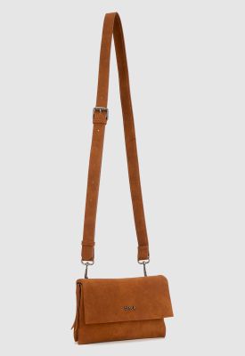 Imagen 2 del producto Cartera Suede Camel Mini Black Bubba