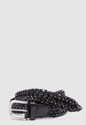 Cinturon Braid Black Black Bubba