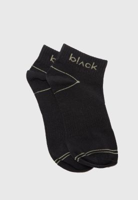 Short Socks Line Stretch Green Black Bubba
