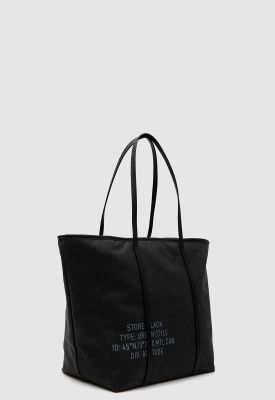 Imagen 2 del producto Tote Waxed Canvas Black Black Bubba