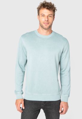 Classic Crewneck Light Green  Black Bubba