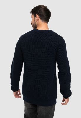 Imagen 2 del producto Sweater Knitted Navy Blue  Black Bubba