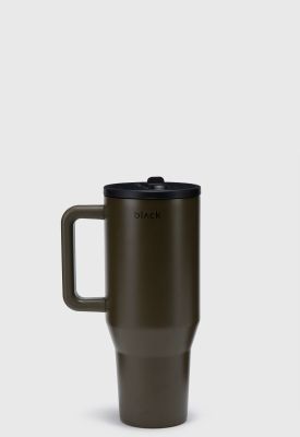 Straw Mug Moss Black Bubba