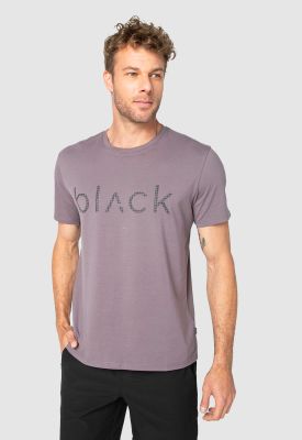 Polera Active Logo Fig Black Bubba