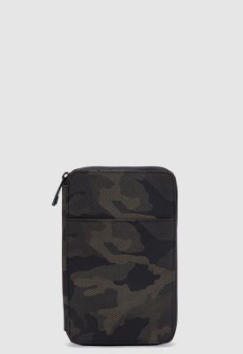 Passport Holder Wolf Camo Black Bubba