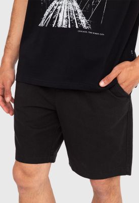 Short Lino Cotton Black Black Bubba