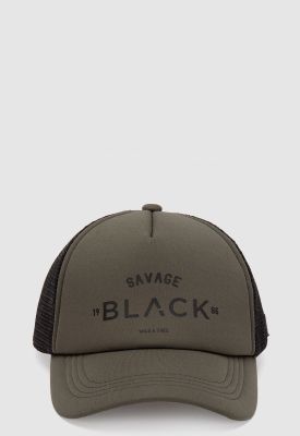 Jockey Trucker Savage Moss Black Bubba