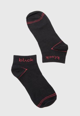 Imagen 2 del producto Short Socks Line Stretch Red Black Bubba