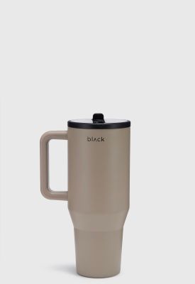 Straw Mug Sand Black Bubba