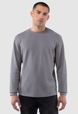 Crewneck Waffle Summer Gris Black Bubba