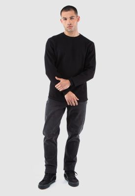 Crewneck Waffle Summer Black Black Bubba