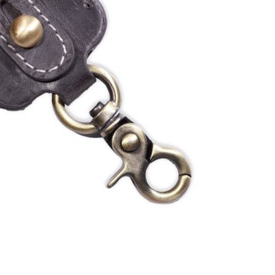 Imagen 2 del producto LLAVERO CUERO HOMBRE GINO RODINIS LL115 GRIS