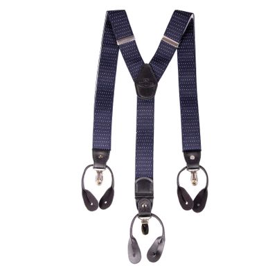 Suspensor para Hombre SP012 | Azul con rayas Blancas