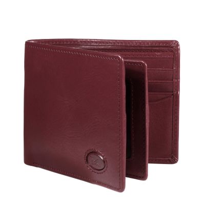 Imagen 2 del producto Billetera de cuero Hombre Bolonia 1171 | Rojo